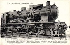 VINTAGE POSTCARD Train Engine Machine 31.167 has Schmidt superheater