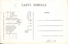 VINTAGE POSTCARD Train Engine Machine tender 3838 has simple expansion