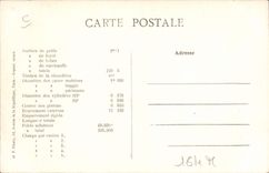 VINTAGE POSTCARD Train Engine Machine Tender 5505 compound has 4 cylinders