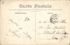 VINTAGE POSTCARD Sailing Boat Dieppe on the open sea