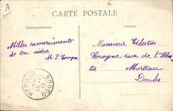 CPA Bateau Voilier Trois mats au plus pres par belle brise