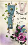 CPA Fantaisie Enfant Bebe Lettre P