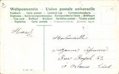 VINTAGE POSTCARD Love Soft prospect Woman