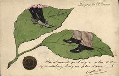 VINTAGE POSTCARD Price of the Love