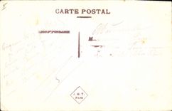 VINTAGE POSTCARD Militaria Flag France