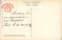 VINTAGE POSTCARD Militaria Museum of the solemn army Given of the flags taken to the enemy