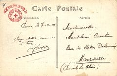 VINTAGE POSTCARD Militaria German Flags demountings with the Invalids