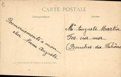 VINTAGE POSTCARD Militaria First Bavarian flag taken by the 10th battalion of hunters has foot