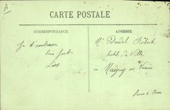 VINTAGE POSTCARD Boat Underwater Submarine Pluviose Ordering stone-block