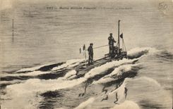 CPA Bateau Sous marin Sous-marin Gymnote