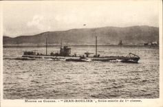 CPA Bateau Sous marin Sous-marin Jean Roulier 