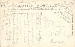 VINTAGE POSTCARD Boat Underwater Submarine Tuna