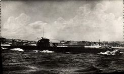 CPA Bateau Sous marin Sous-marin Amphitrite