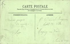 VINTAGE POSTCARD Boat Underwater Submarine Pluviose by heavy weather