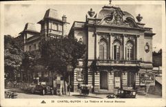 CPA Chatel-Guyon Le theatre et avenue Baraduc 