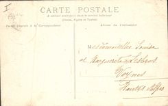 VINTAGE POSTCARD Caen the theater