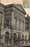 CPA Chambery Place du theatre Charette (animee)