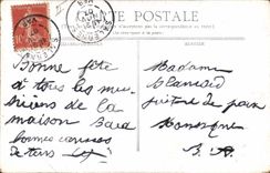 VINTAGE POSTCARD Chambéry the theater