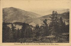 VINTAGE POSTCARD Louvesc Panorama on the valley and the collar of the merchants seen of the Besset Mount