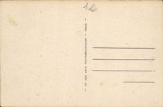 El panorama de Louvesc de la POSTAL de la VENDIMIA en el valle y el collar de los comerciantes considerados del Besset montan