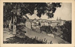 VINTAGE POSTCARD Louvesc View Great Place