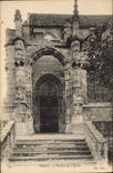 CPA Triel Portail de L'Eglise
