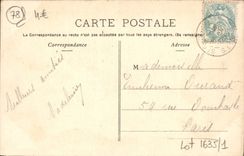 VINTAGE POSTCARD Saint Germain in Bush hammer Loges