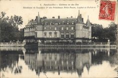 CPA Rambouillet Chateau Vu des Iles Residence de Napoleon 1er des presidents Felix Faure Loubet et Fallieres 