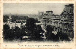 CPA Paris Le Louvre Vue Prise du Oavillon de Sully