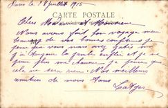 VINTAGE POSTCARD Paris the Louvre Seen from of Oavillon de Sully