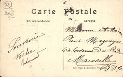 CPA Versailles Palais Bassin de L'Obelisque