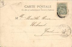 Paladar de Versalles de la POSTAL de la VENDIMIA del pequeño sitio de Trianon de Marie Antonieta