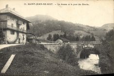 De la VENDIMIA de la POSTAL de las aduanas aduanas de Jean de Sixt Saint y el puente los estrechos