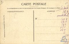 Las aduanas de la POSTAL de la VENDIMIA Menton tienden un puente sobre a gendarmes franceses del italiano de los oficiales de aduanas de la frontera italiana libre de St. Louis