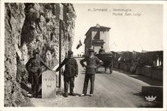 CPA Douanes Grimaldi Ventimiglia Ponte San Luigi