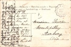 CPA Douanes Frontiere franco allemande