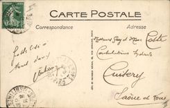 CPA Douanes Menton Douaniers francais et italiens a la frontiere