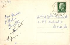 VINTAGE POSTCARD French Customs Holy Bridge louis