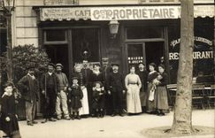 CARTE PHOTO Cafe Biere des Moulineaux