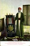 VINTAGE POSTCARD Jewish Judaica Judaïca chief rabbi Samaritan and Decalog
