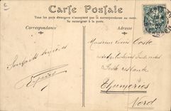 VINTAGE POSTCARD Velo Cycles Cycling Our sprinters Thuau Millo Champion of France