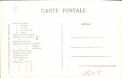 VINTAGE POSTCARD Train Engine Machine 1075