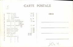 VINTAGE POSTCARD Train Engine machine 5644