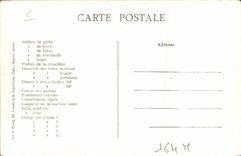 VINTAGE POSTCARD Train Engine Machine 36