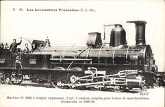 VINTAGE POSTCARD Train Engine Machine 4086 has simple expansion