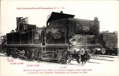 CPA Train Locomotive Machine Engerth 1 395