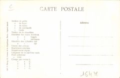 VINTAGE POSTCARD Train Engine Machine 3315