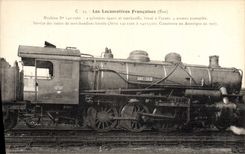 VINTAGE POSTCARD Train Engine Machine 140 1360
