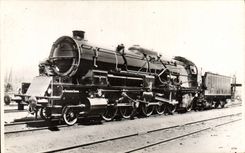 VINTAGE POSTCARD Train Engine PLM E 55