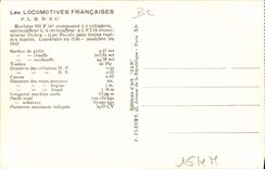 VINTAGE POSTCARD Train Engine PLM E 67